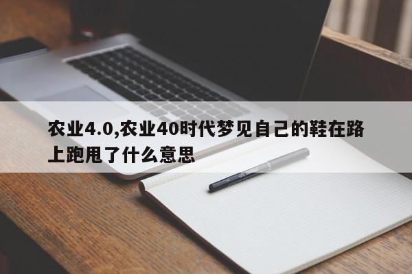 农业4.0,农业40时代梦见自己的鞋在路上跑甩了什么意思